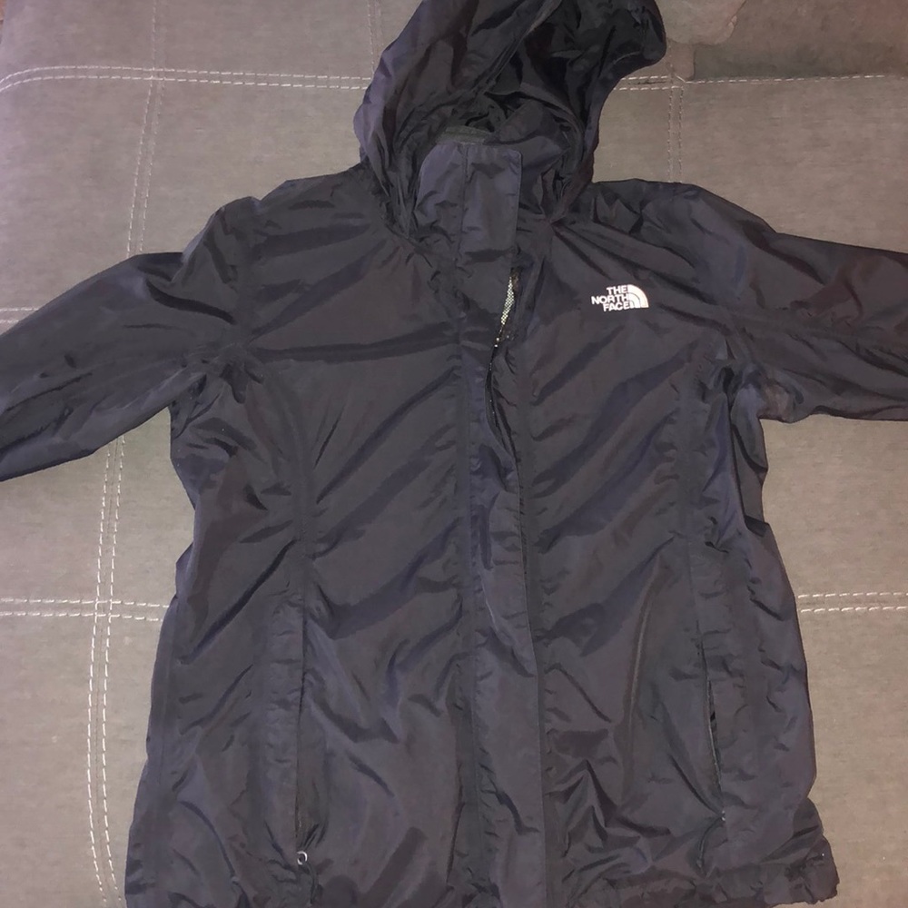North face rain coat
